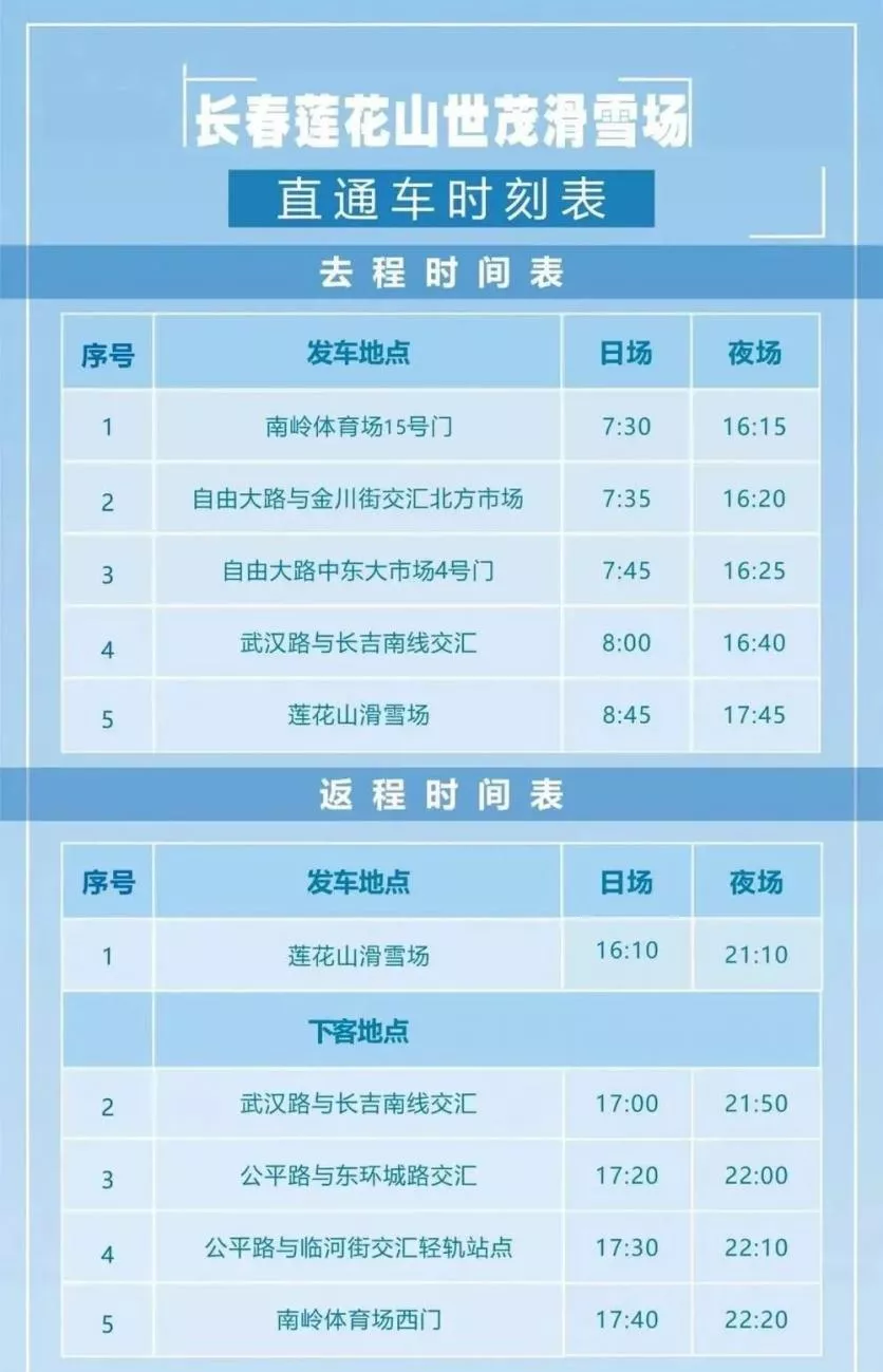 長春蓮花山滑雪場電話門票及營業時間