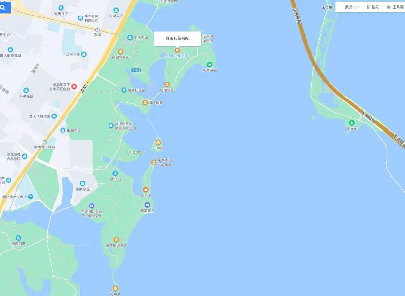東湖聽濤景區游玩路線圖 這份導覽圖值得收藏